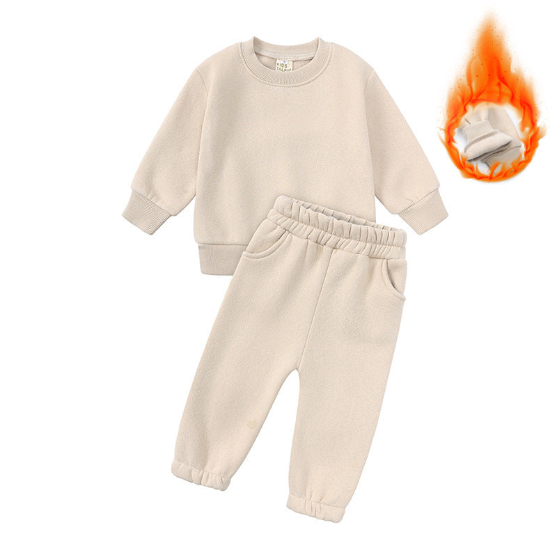 Casual 2deligset Sport Outfit Sweatshirt & Broek voor Kinderen / Tieners
