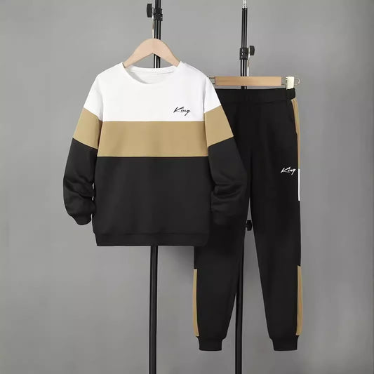 Design Sense Tweedelige Set Multicolor Sweatshirt & Broek voor Kinderen/ Tieners