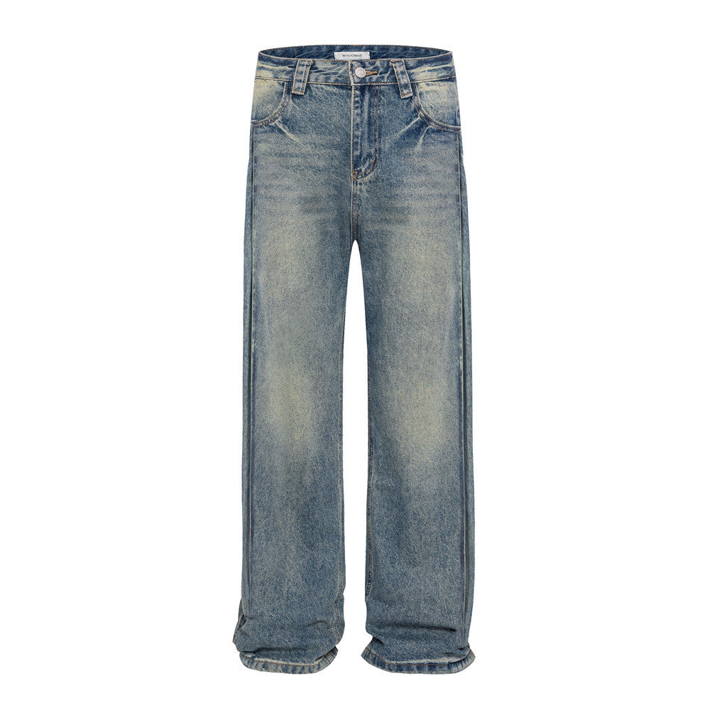 American Designer Casualr Washed Jeans voor Heren/ Jongens