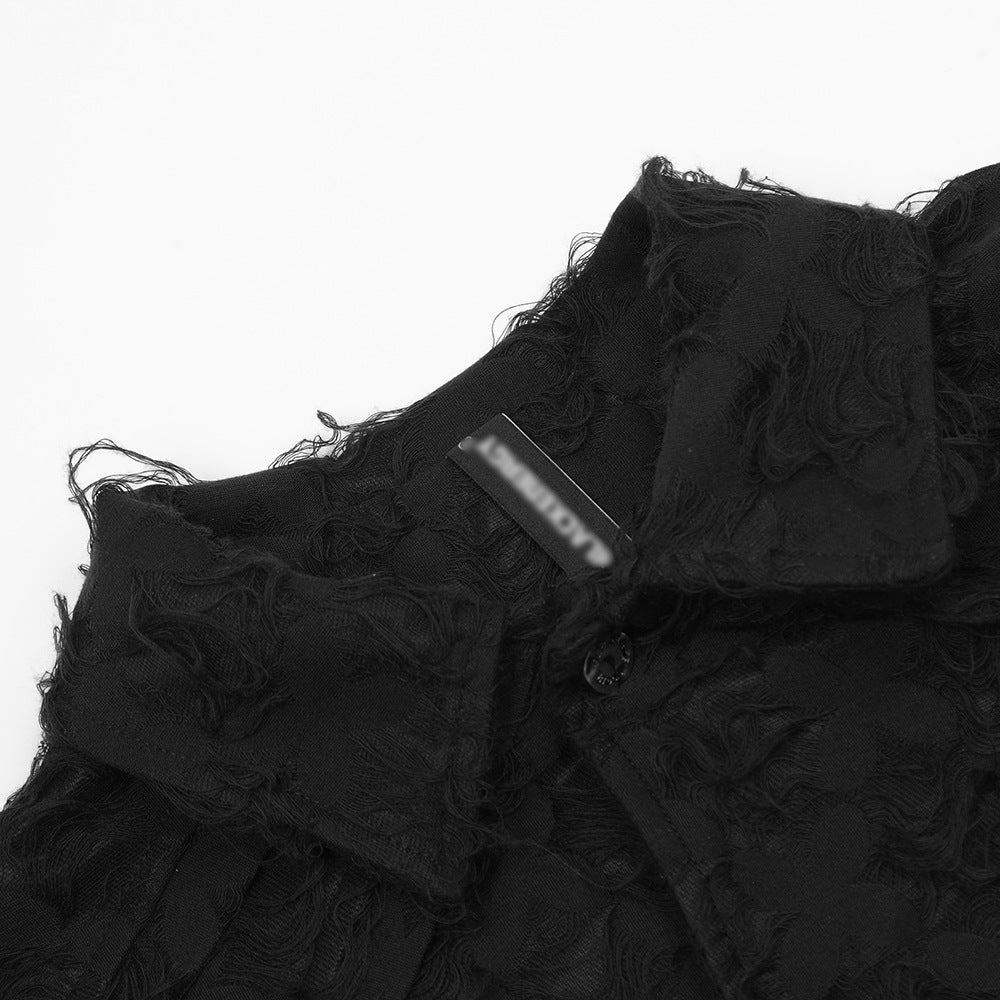 Fashion Brushed Losse Jacket met Knopen en Ritszakken voor Heren