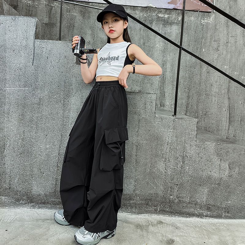 Corduroy Cargobroeken met Grote Zakken voor Meisjes