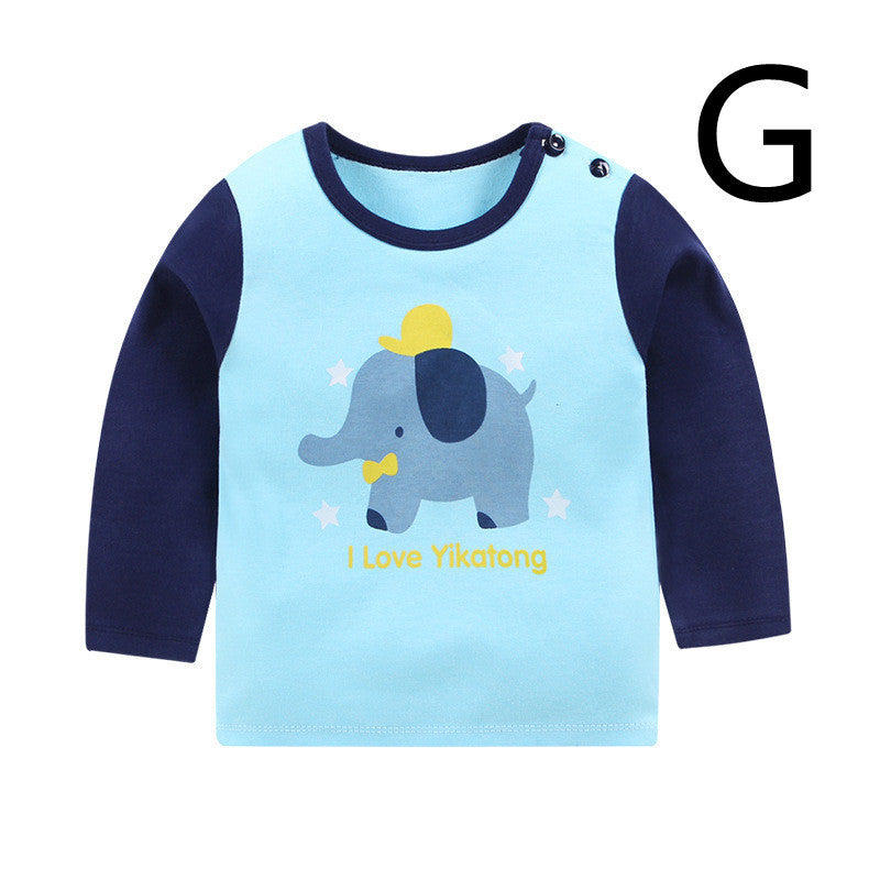 Casual Katoenen T-shirt met lange mouwen met Print voor Kinderen