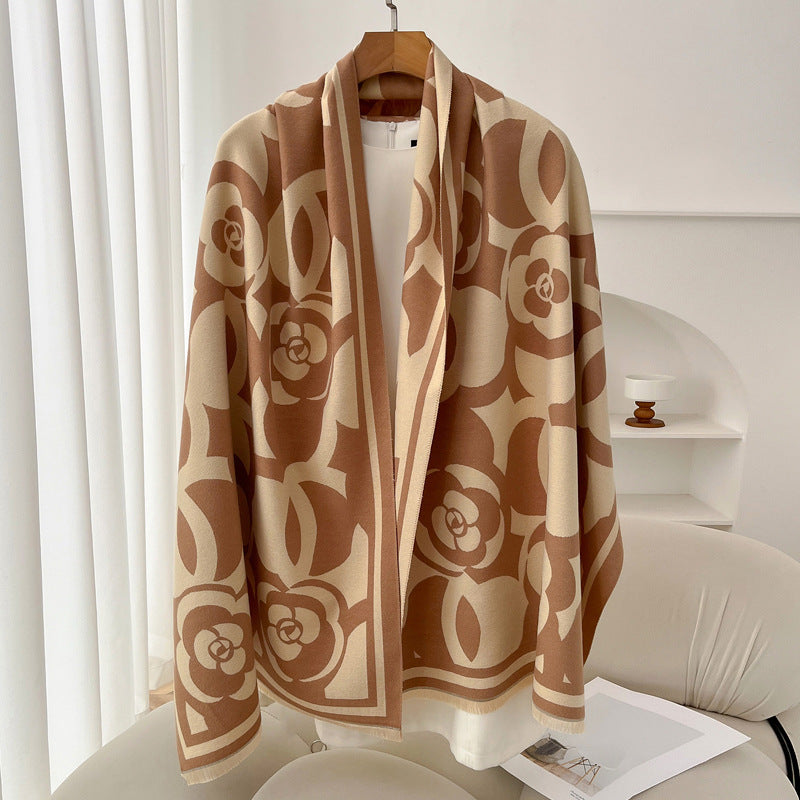 Retro High Sense Kunstmatige Kasjmier Sjaal