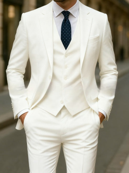 Elegante Casual Business Slim Fit 3-delige Pak * Colbert/ Gilet & Pantalon voor Heren & Jongens