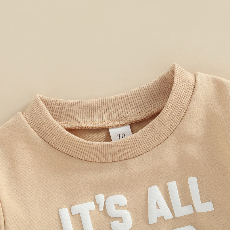 Kindermode Casual Sweatshirt met Tekst voor Baby's / Peuters