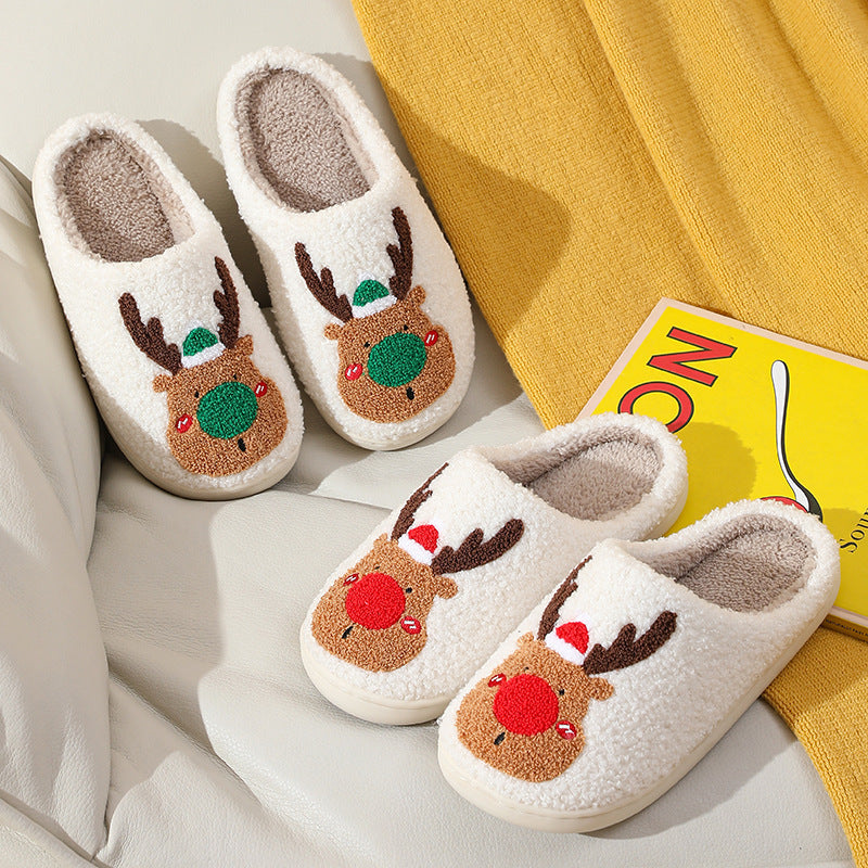 Kerstmis Stijvolle Winterse Slip On Zachte Gezellige Kerst Huispantoffels voor Unisex