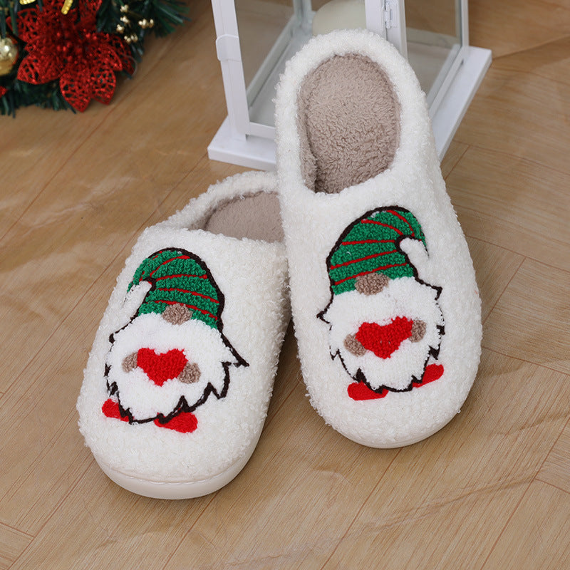 Kerstmis Stijlvolle Winterse Warme Schattige Kerstpantoffels met Kerstprint Binnen in Huis voor Unisex