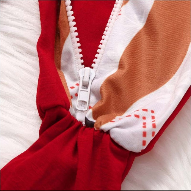 Eendelig Kerst Pyjama- pak met Rendierprint voor Baby's / Peuters