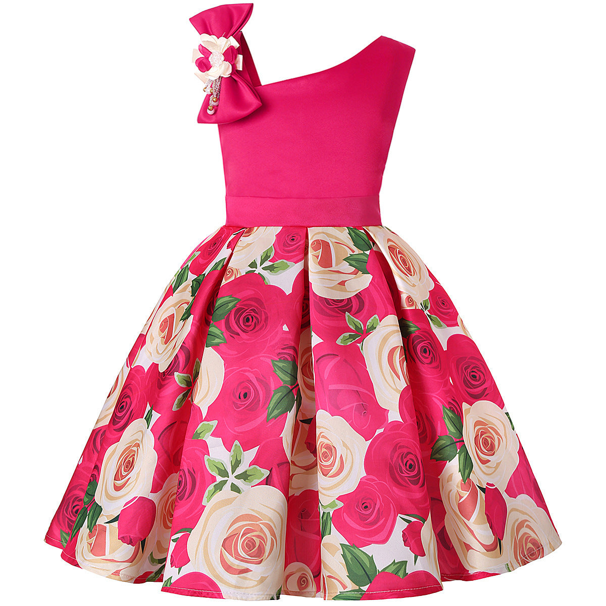 Meisjes Elegante Prinsessenfeestjurken / Meisjes Casual Feestjurken met Bloemenprint