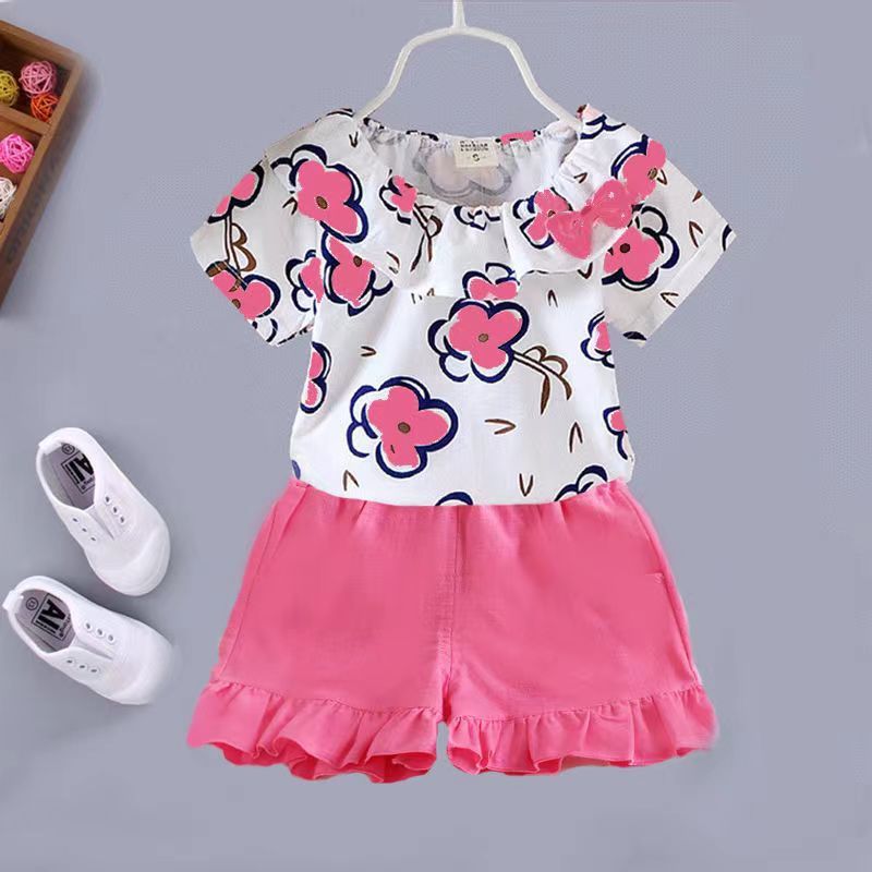 Tweedelig-pak voor Meisjes Mouwloos Top & Shorts