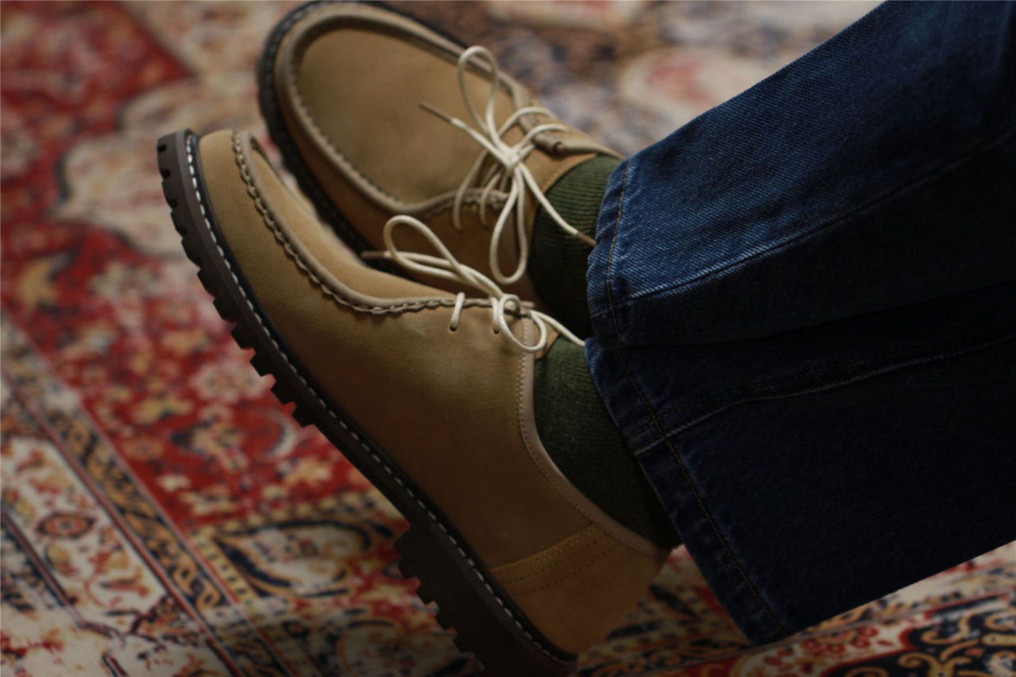 Europese Retro Casual Stijlvolle Derby Schoenen van Echt Leer met Ronde Neus en Vetersluiting in Indiase Stijl voor Heren