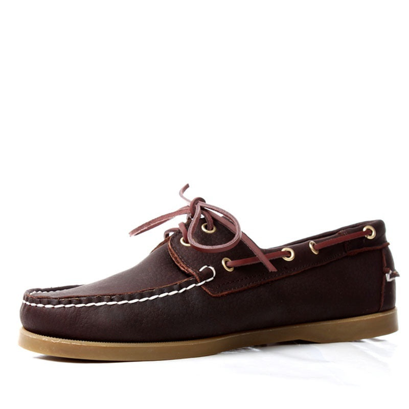 Leren leren schoenen met oliewas leren peeszool Europa en Amerika