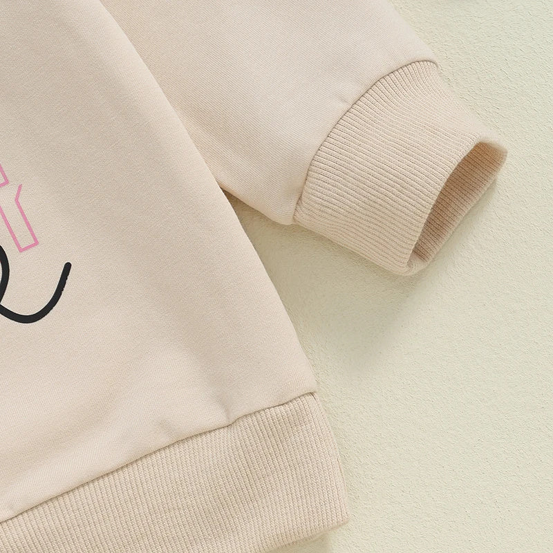 Casual Sweatshirt met Verjaardag Tekst voor meisjes