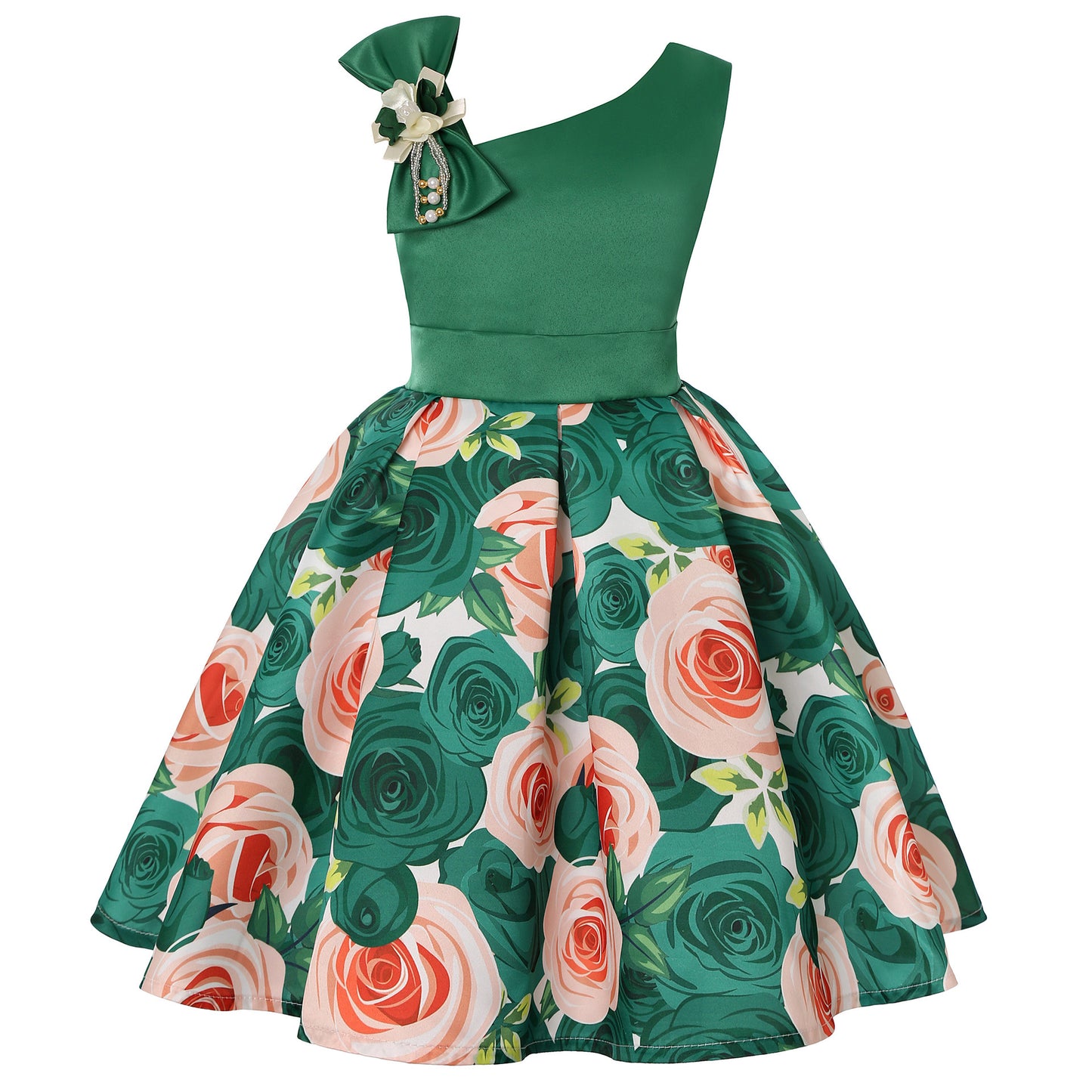 Meisjes Elegante Prinsessenfeestjurken / Meisjes Casual Feestjurken met Bloemenprint