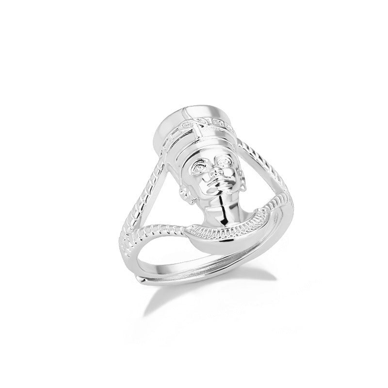 Elegante Indiase Dubbellaagse Ring van Koper voor Unisex