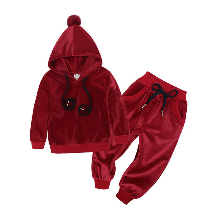 Tweedelig Winter Set Hoodie & Broek voor Kinderen